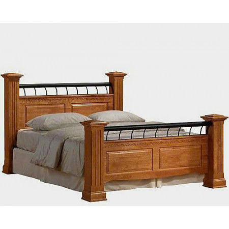 Wrought Iron : Giường Ngủ Châu Âu - Kích Nệm 1m4 x 1m93